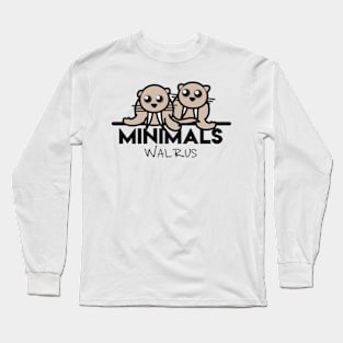 MINIMALS: Walrus Long Sleeve T-Shirt